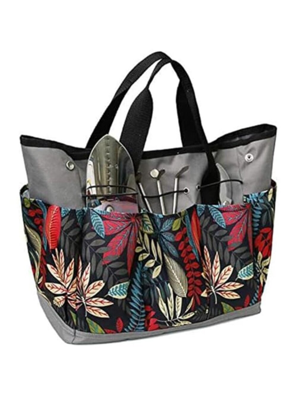 Waterproof Garden Tool Bag Oxford Cloth Tote 8 Pocket Gardening Caddy Floral
